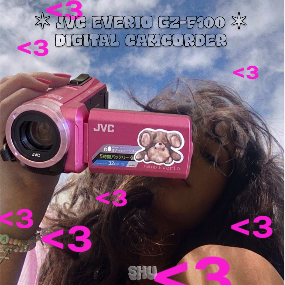 JVC 에브리오 GZ-F100 빈티지 디지털 캠코더 핑크 | 브랜드 중고거래